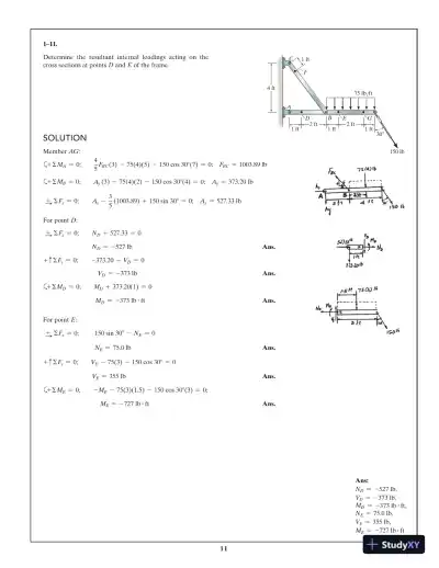 Mechanics of Materials, 10th Edition Solution Manual - Page 12 preview image
