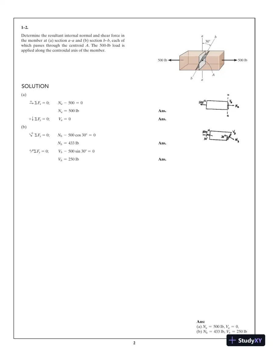 Mechanics of Materials, 10th Edition Solution Manual, page 3