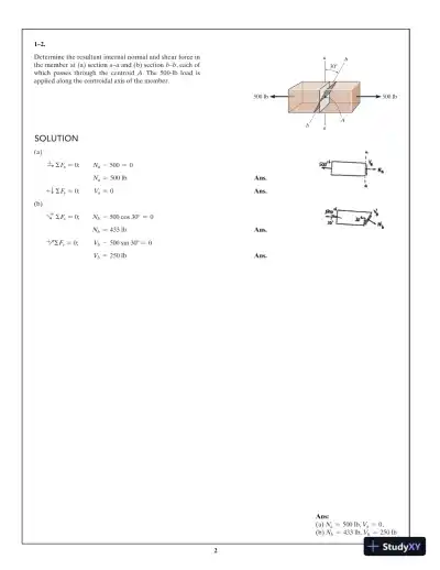 Mechanics of Materials, 10th Edition Solution Manual - Page 3 preview image