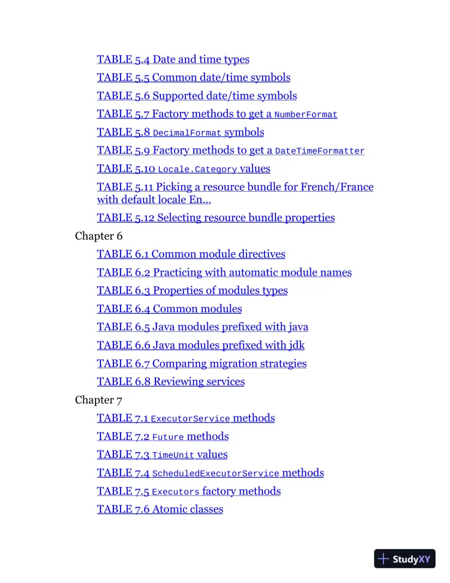 Study Guide Exam 1Z0-816 and Exam 1Z0-817 (2020), page 10