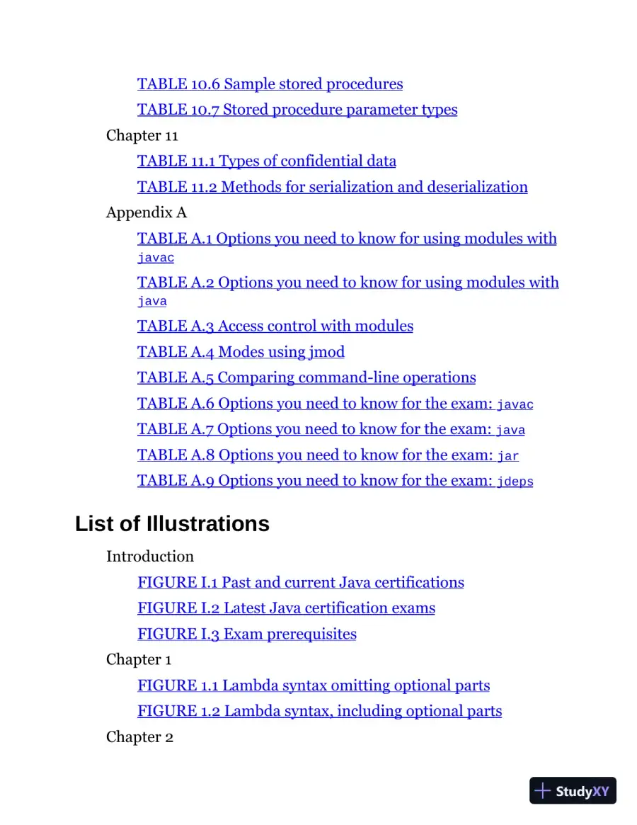 Study Guide Exam 1Z0-816 and Exam 1Z0-817 (2020), page 12