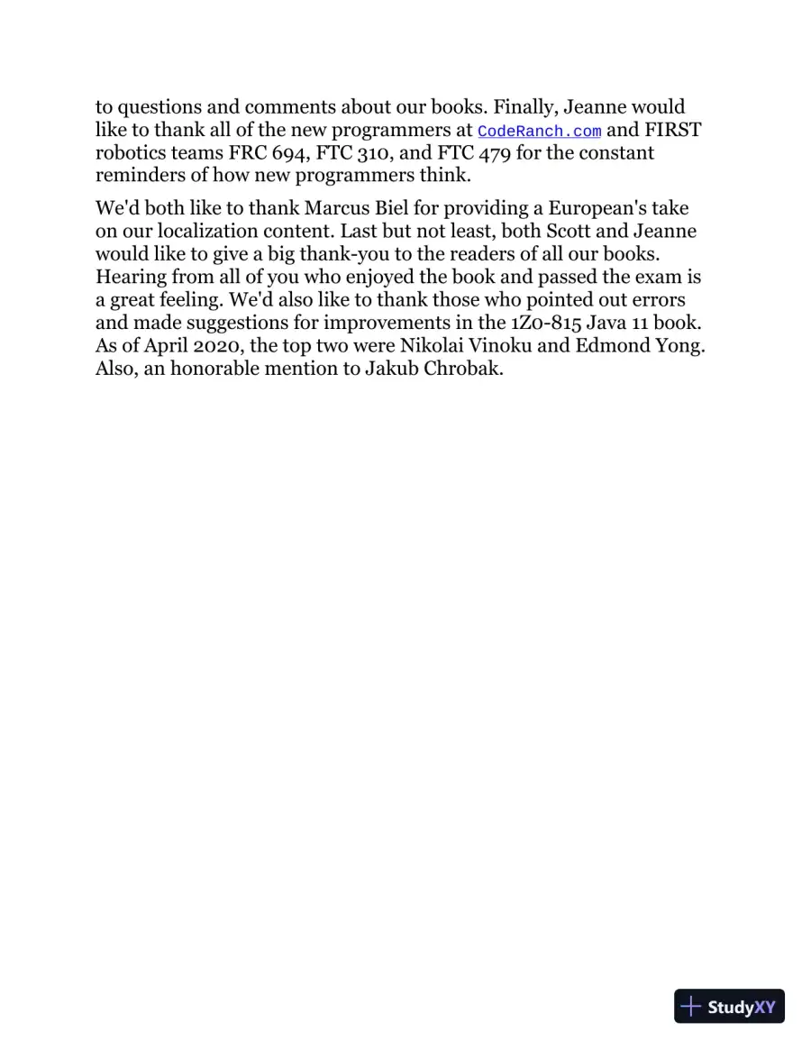 Study Guide Exam 1Z0-816 and Exam 1Z0-817 (2020), page 22