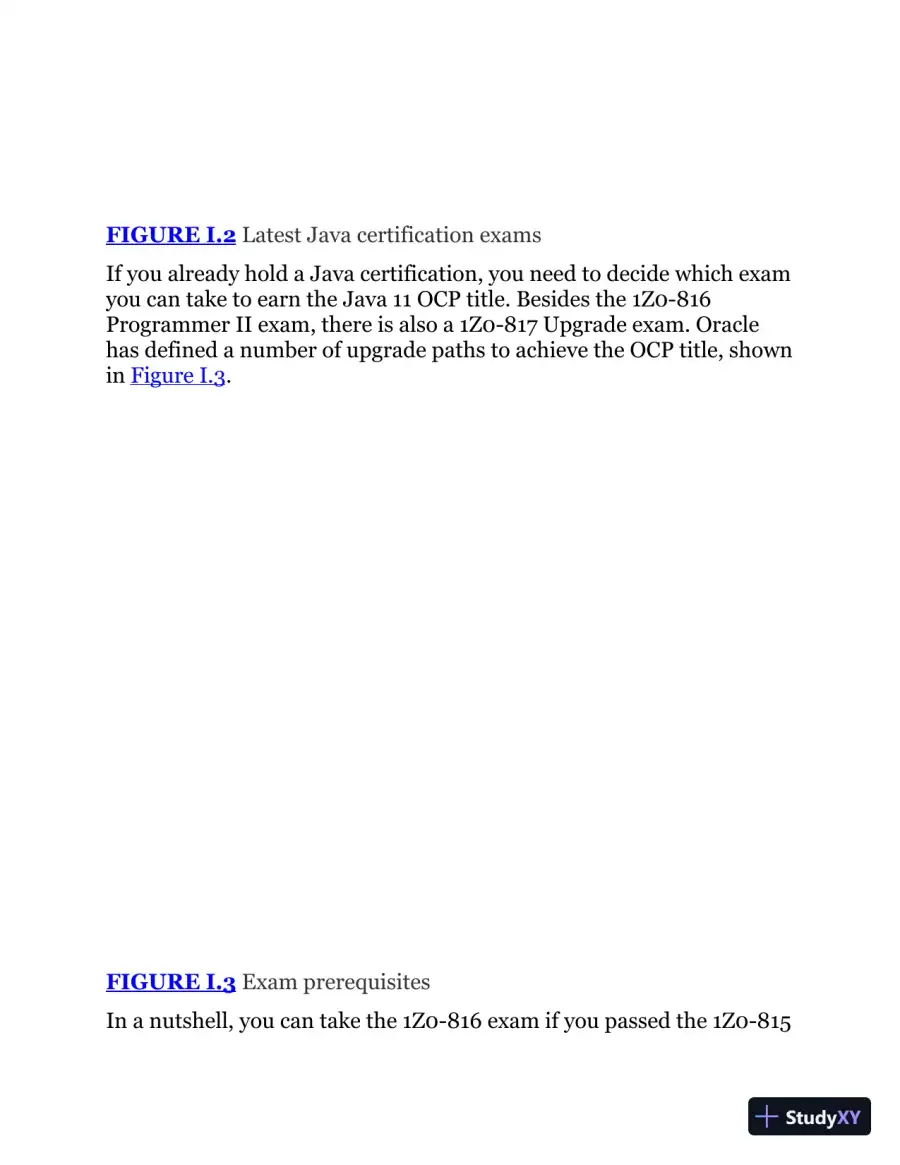 Study Guide Exam 1Z0-816 and Exam 1Z0-817 (2020), page 28