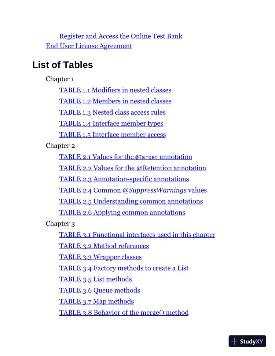 Study Guide Exam 1Z0-816 and Exam 1Z0-817 (2020), page 8