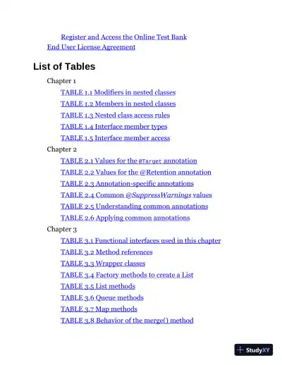 Study Guide Exam 1Z0-816 and Exam 1Z0-817 (2020) - Page 8 preview image