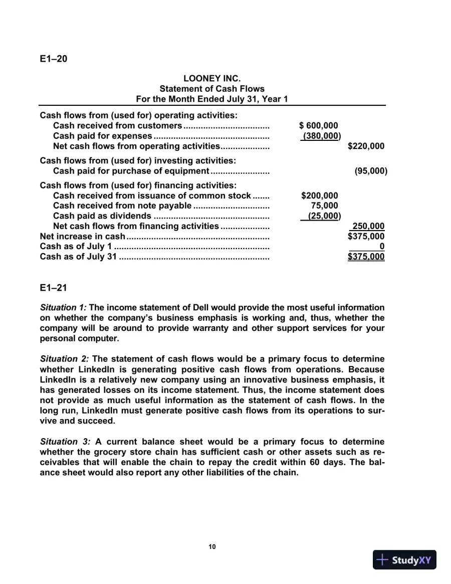 Solution Manual For Survey of Accounting, 9th Edition, page 11