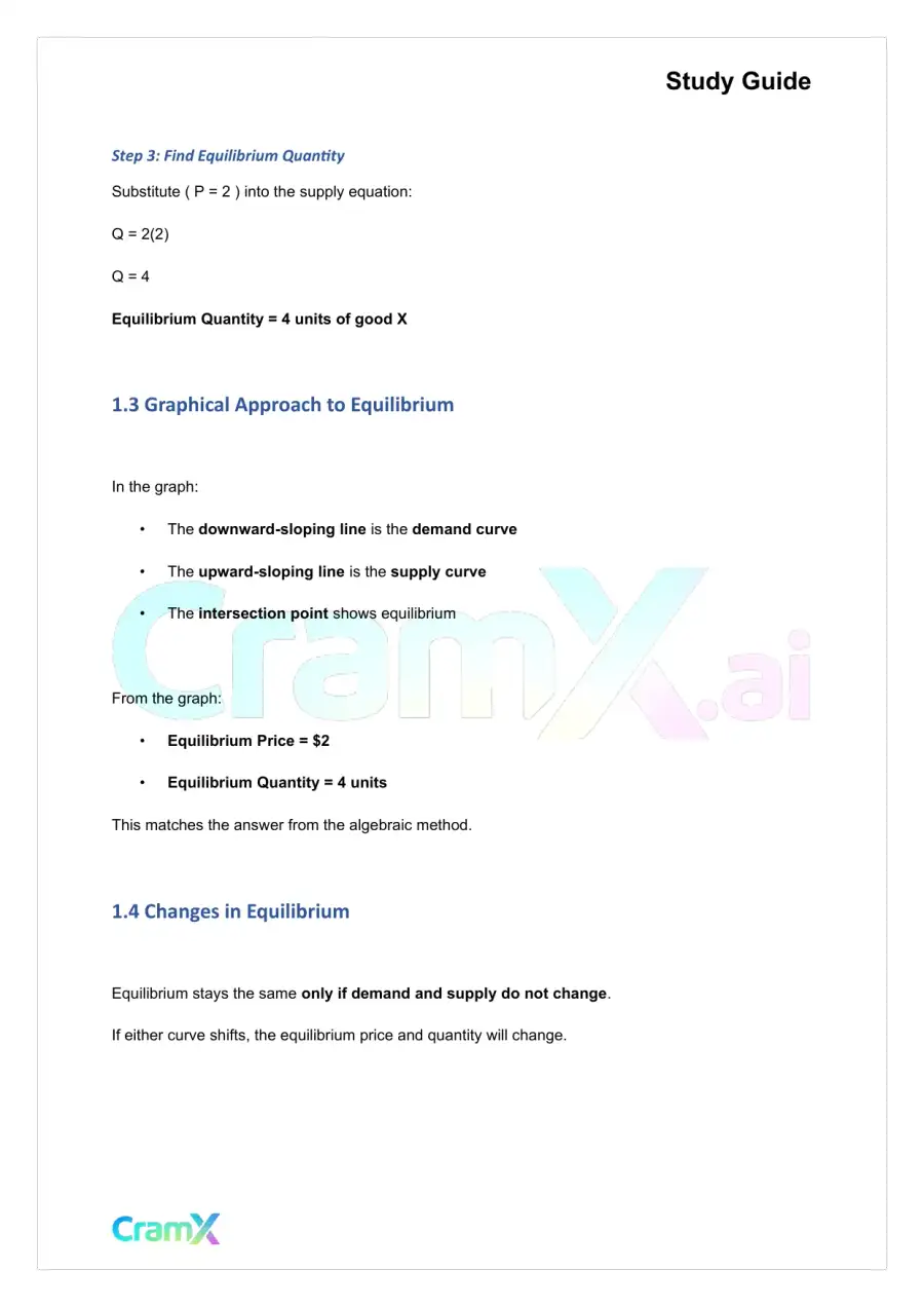 Economics - Demand, Supply, and Elasticity, page 3