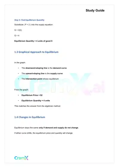Economics - Demand, Supply, and Elasticity - Page 3 preview image