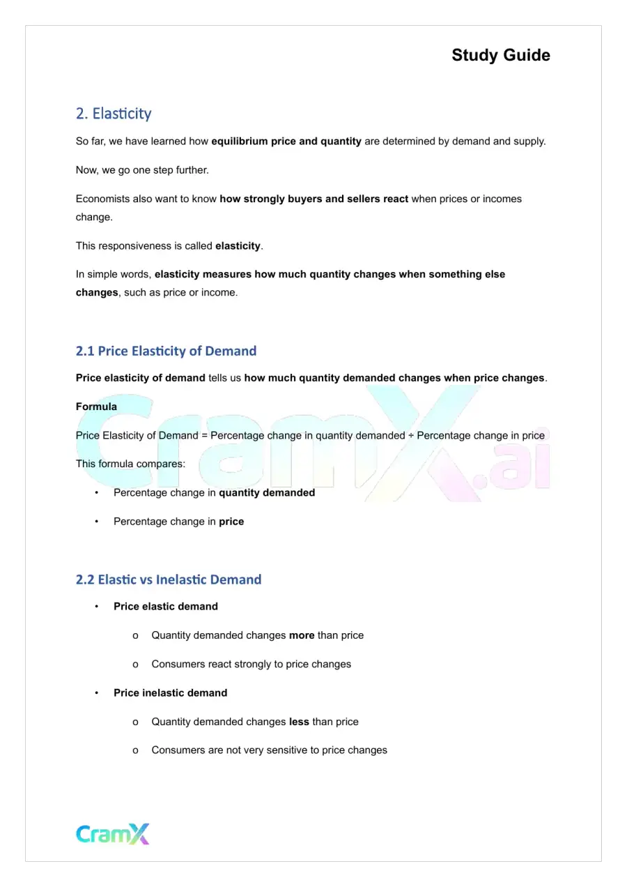 Economics - Demand, Supply, and Elasticity, page 5