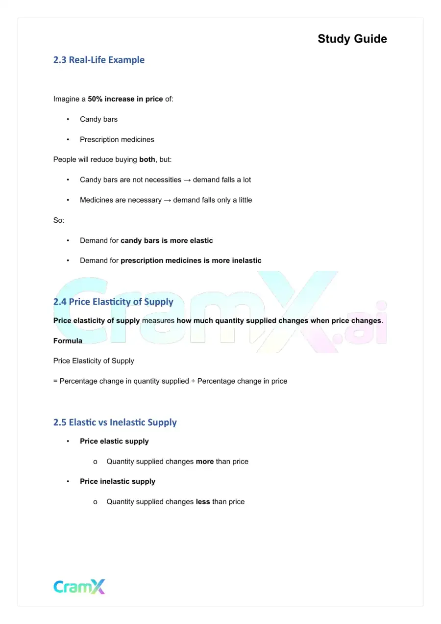 Economics - Demand, Supply, and Elasticity, page 6