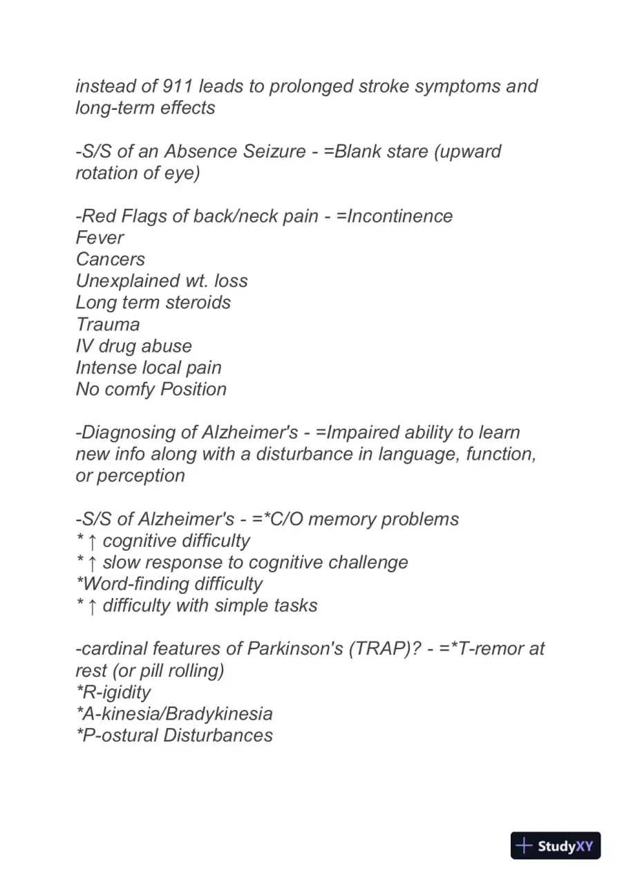 NURS623 Clinical Analysis Practice Exam With Answers (65 Solved Questions), page 3