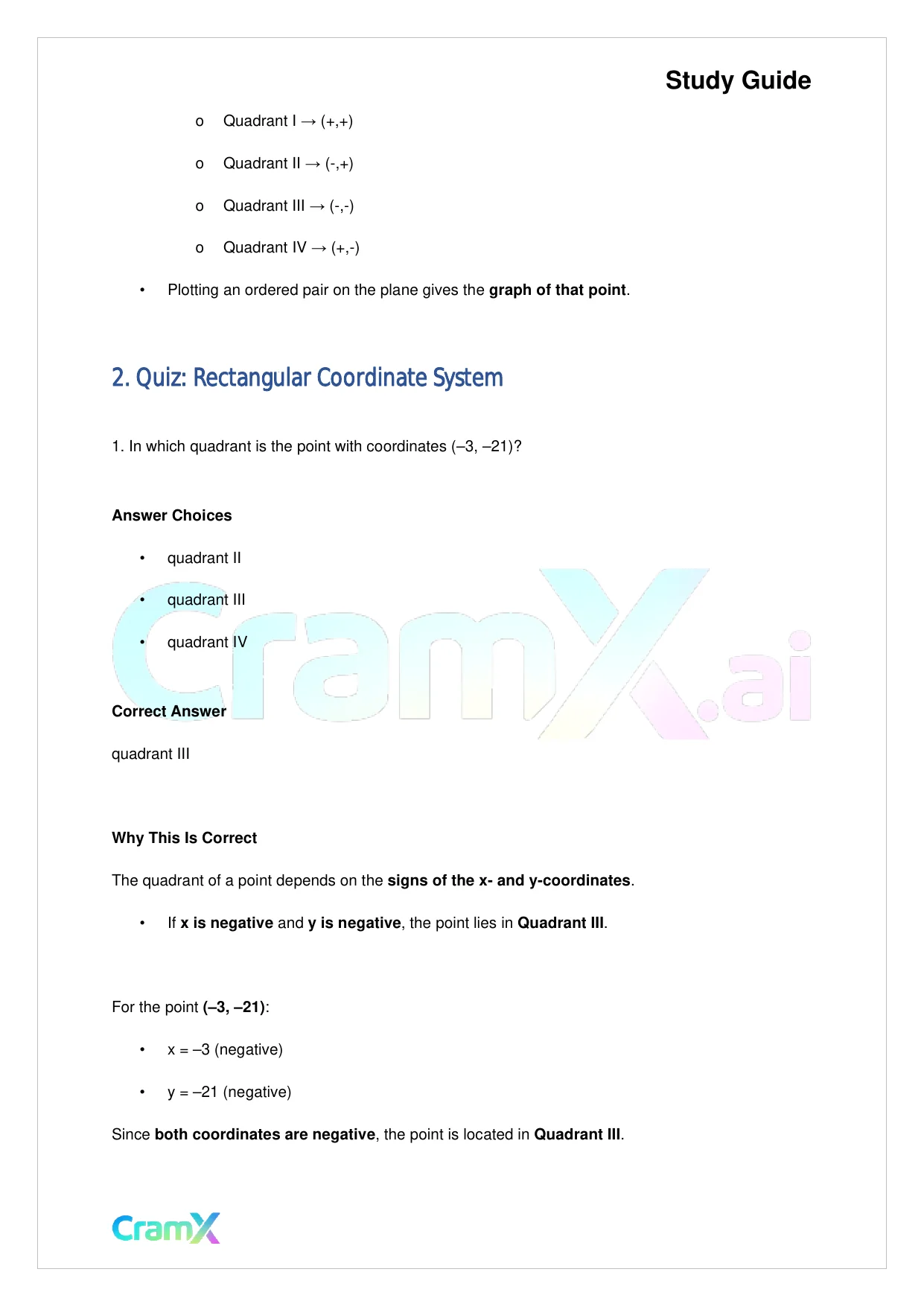 Algebra II - Segments Lines and Inequalities - Page 6 preview image