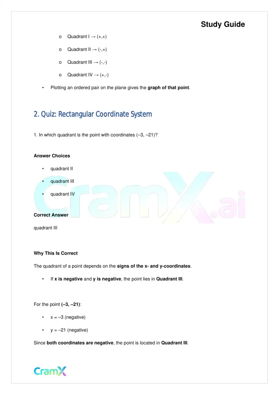 Algebra II - Segments Lines and Inequalities, page 6