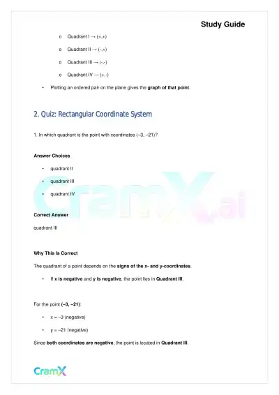 Algebra II - Segments Lines and Inequalities - Page 6 preview image