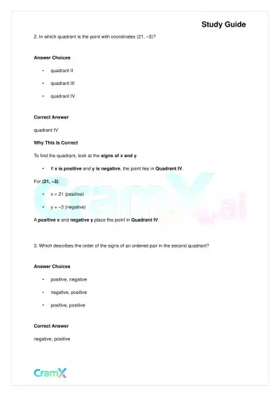 Algebra II - Segments Lines and Inequalities - Page 7 preview image