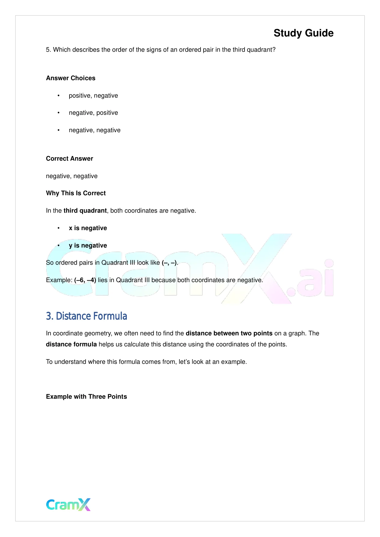Algebra II - Segments Lines and Inequalities - Page 9 preview image
