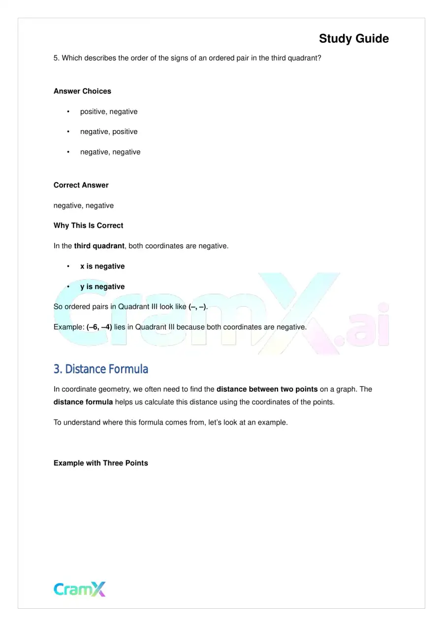 Algebra II - Segments Lines and Inequalities, page 9