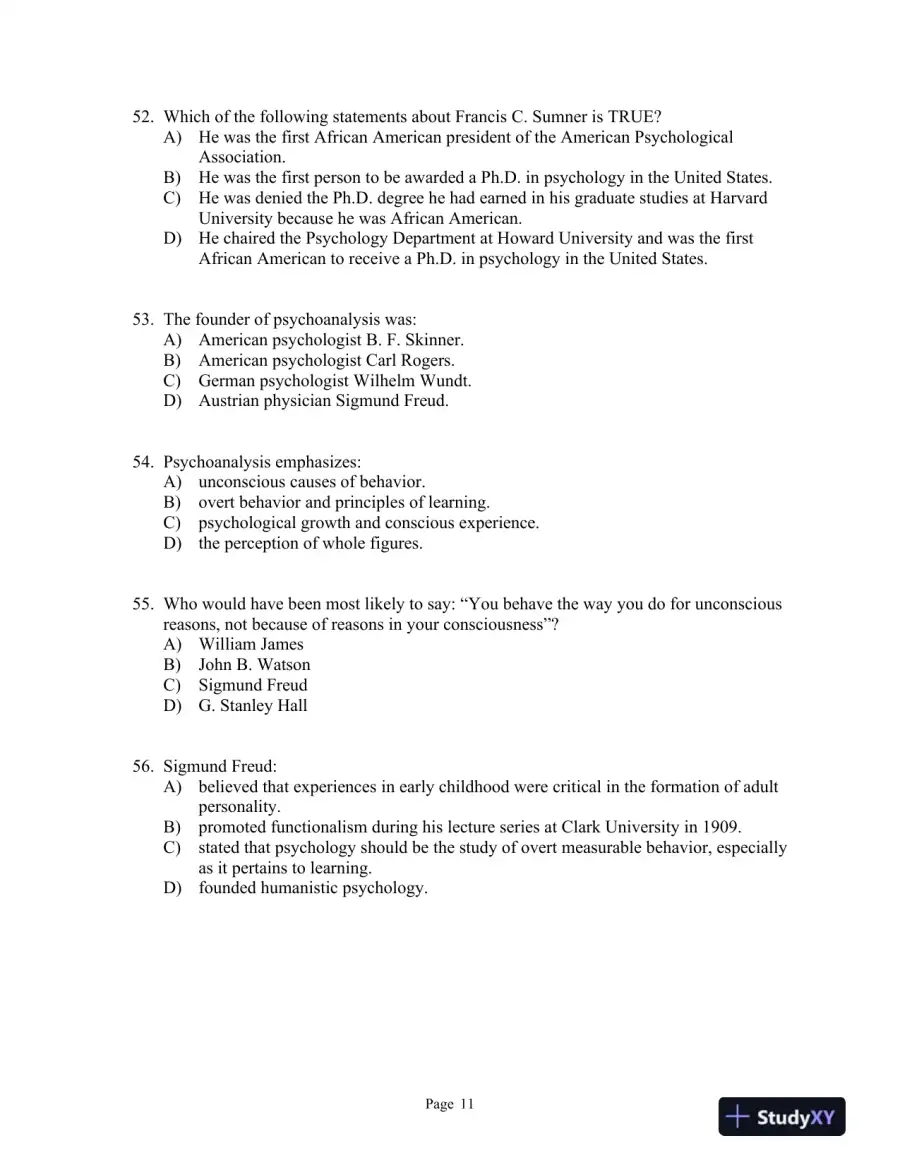 Discovering Psychology Sixth Edition Test Bank, page 12