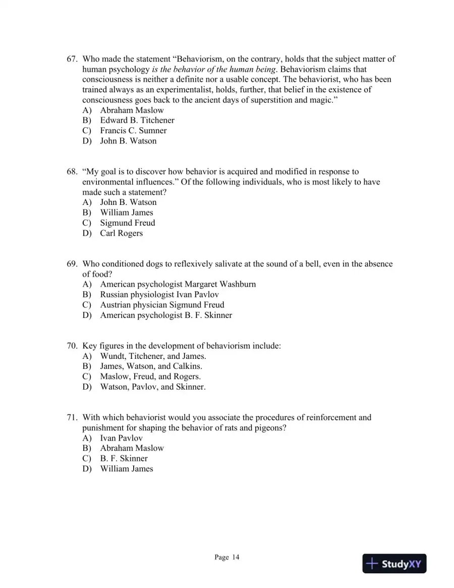 Discovering Psychology Sixth Edition Test Bank, page 15