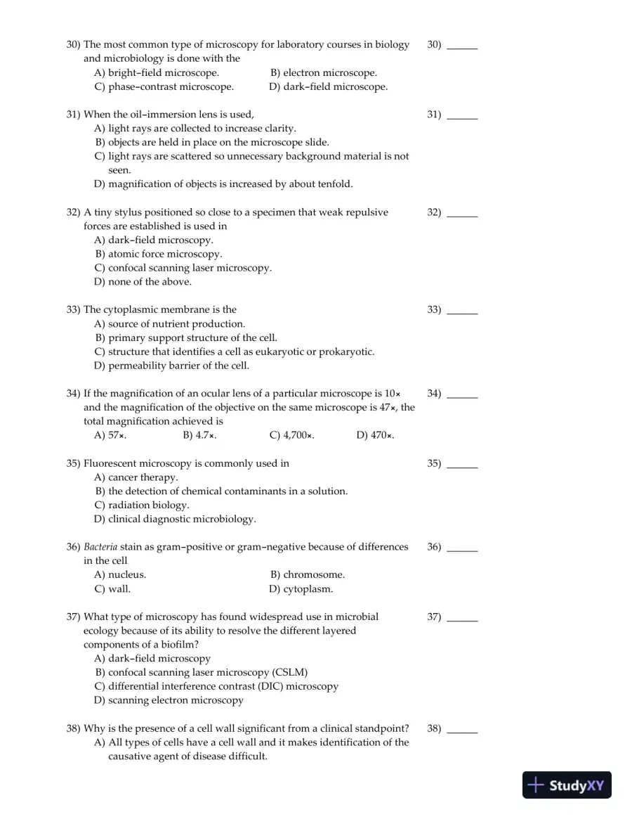 Brock Biology of Microorganisms 12th Edition Test Bank, page 14