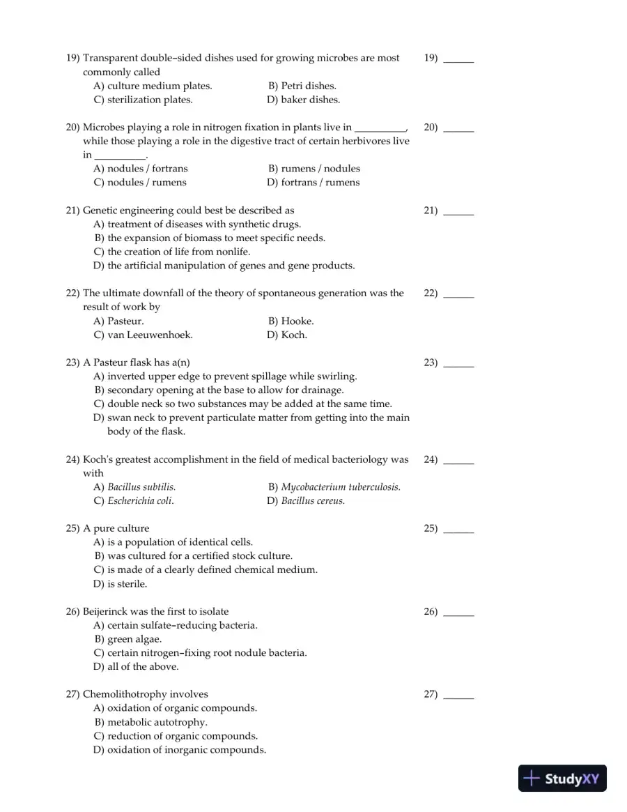 Brock Biology of Microorganisms 12th Edition Test Bank, page 4