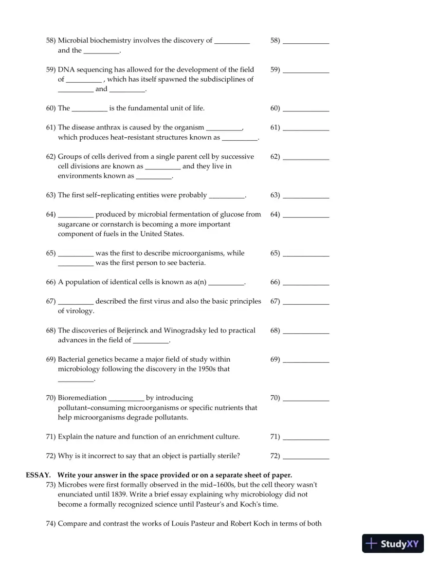 Brock Biology of Microorganisms 12th Edition Test Bank, page 7