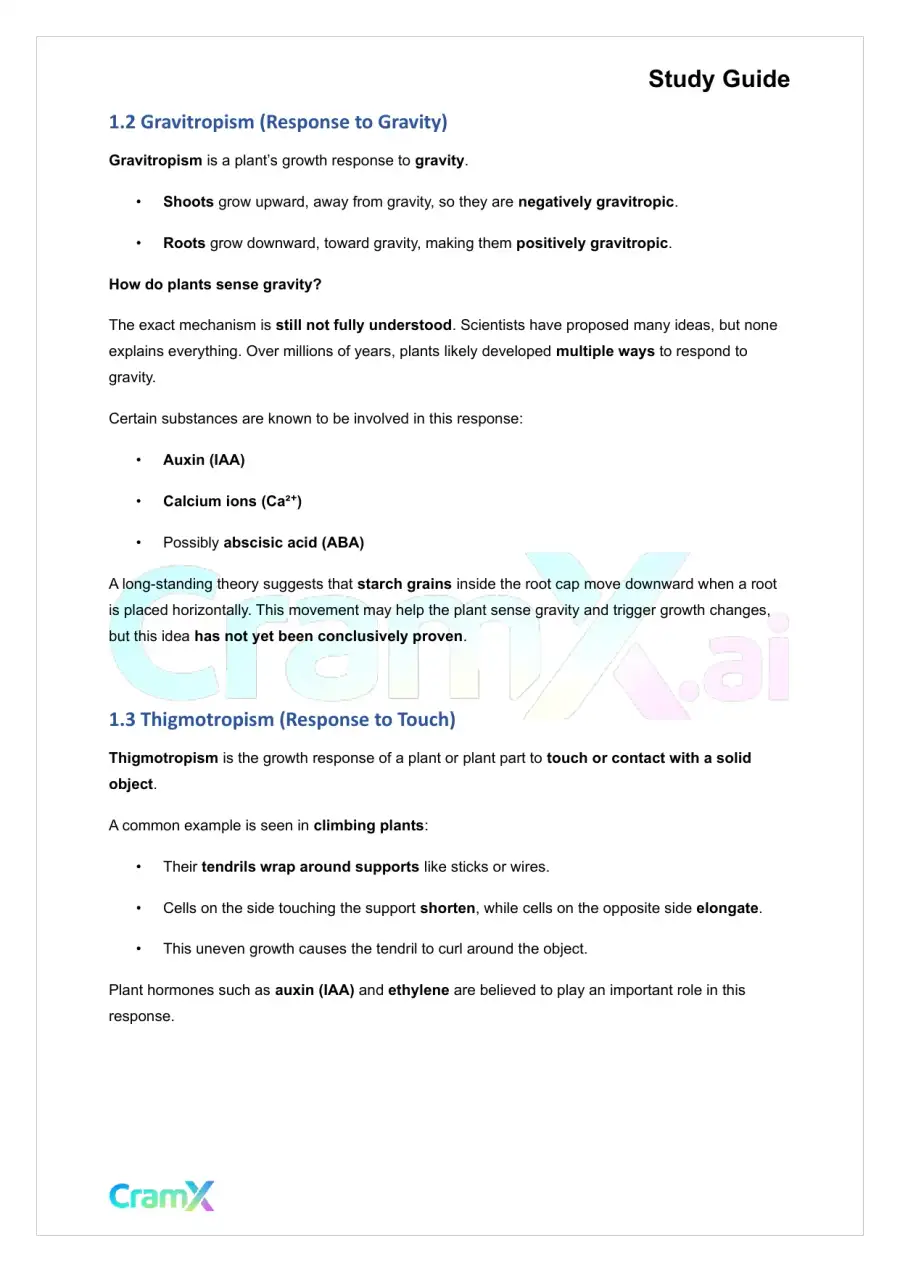 Plant Biology - Growth of Plants, page 2