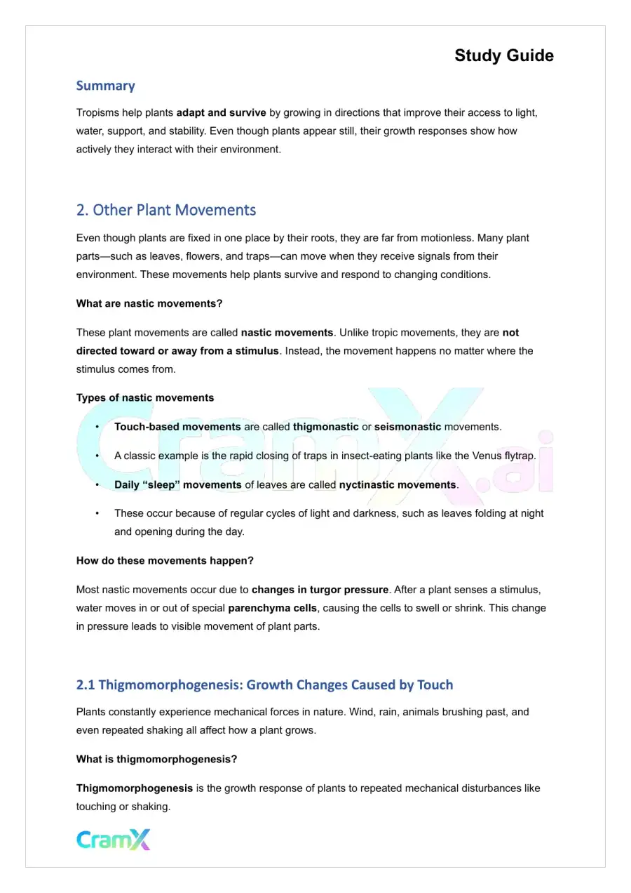 Plant Biology - Growth of Plants, page 3