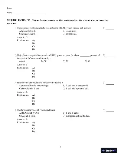Human Genetics, 12th Edition Test Bank - Page 1 preview image