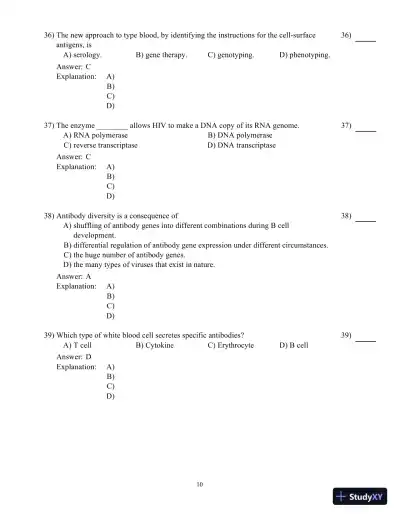 Human Genetics, 12th Edition Test Bank - Page 11 preview image