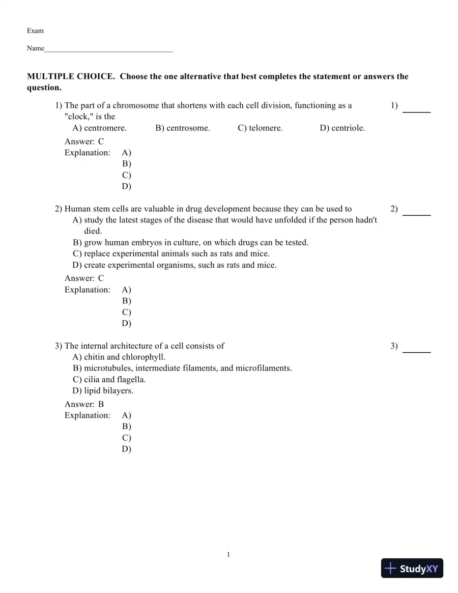 Human Genetics, 12th Edition Test Bank, page 15