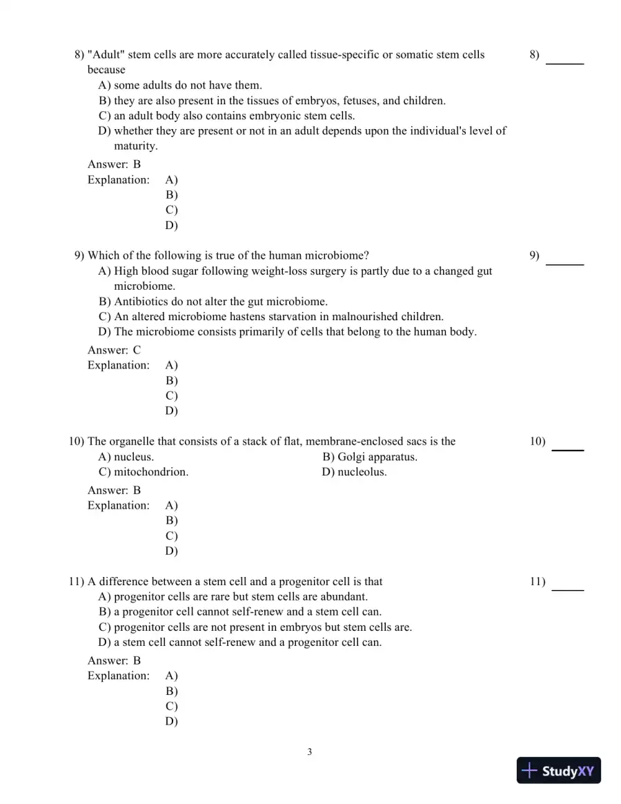 Human Genetics, 12th Edition Test Bank, page 17