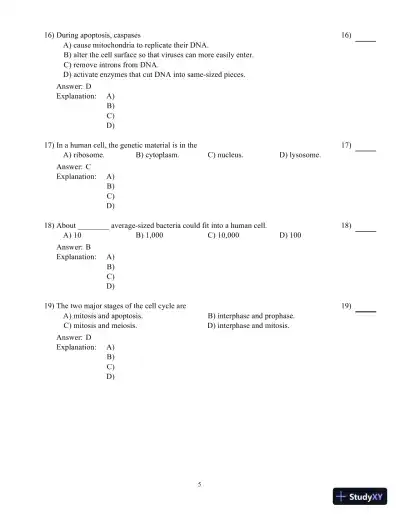 Human Genetics, 12th Edition Test Bank - Page 19 preview image