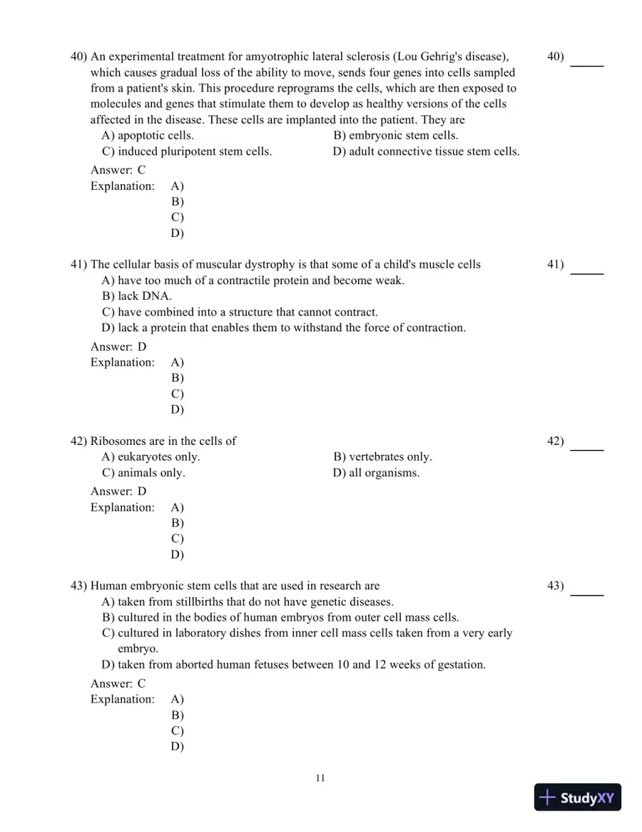Human Genetics, 12th Edition Test Bank, page 25