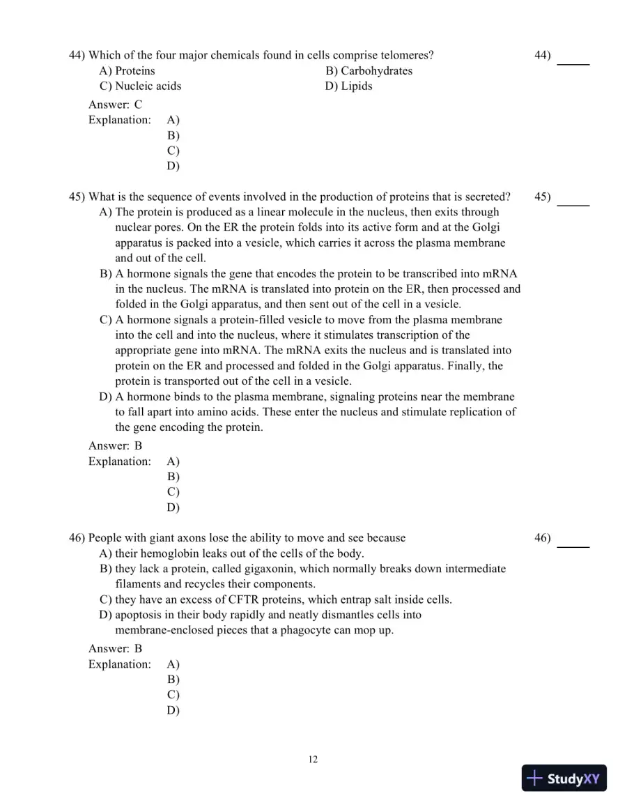 Human Genetics, 12th Edition Test Bank, page 26