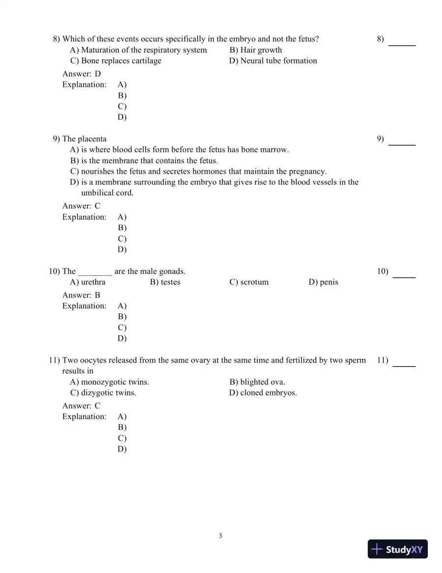 Human Genetics, 12th Edition Test Bank, page 30