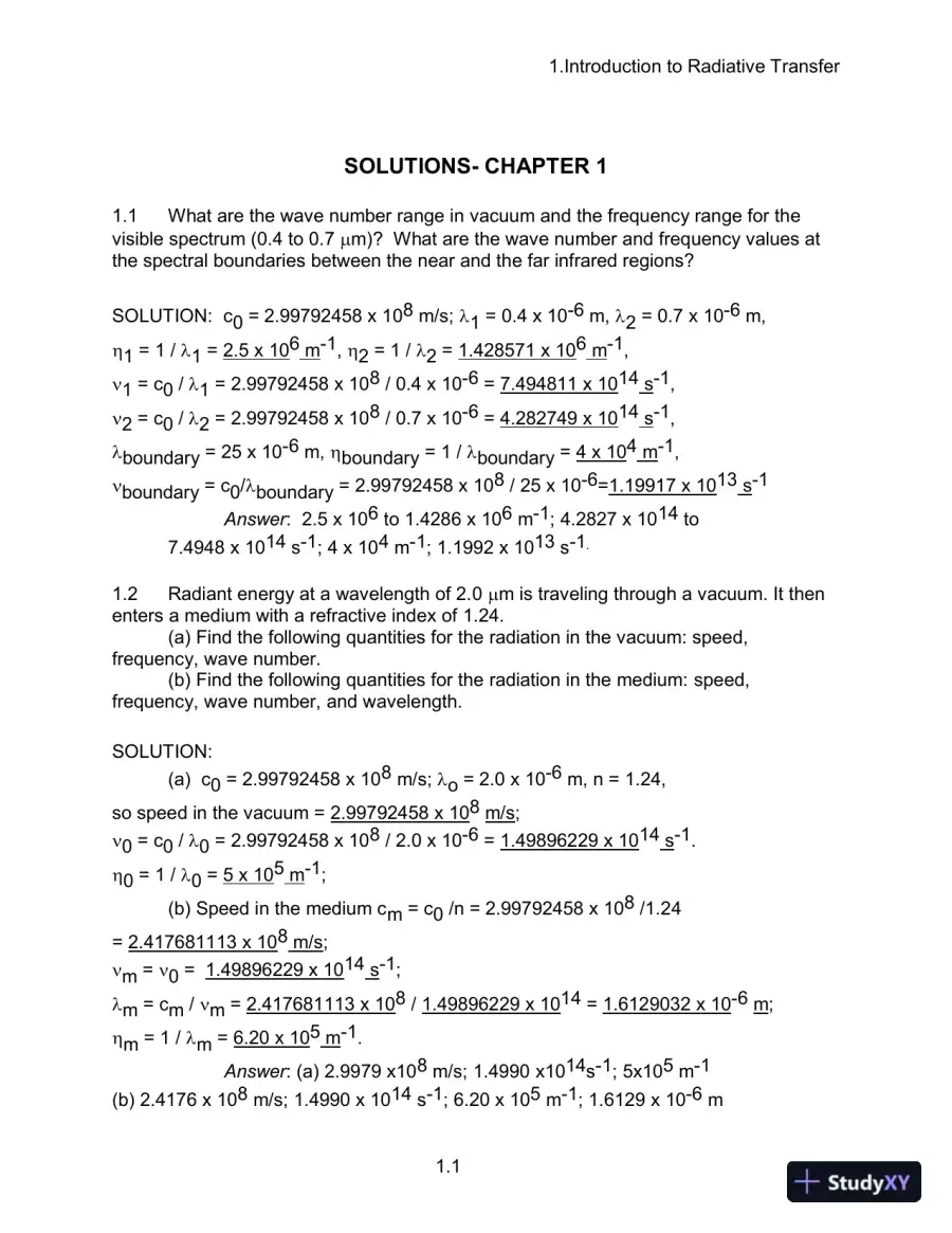 Solution Manual For Thermal Radiation Heat Transfer, 6th Edition, page 5