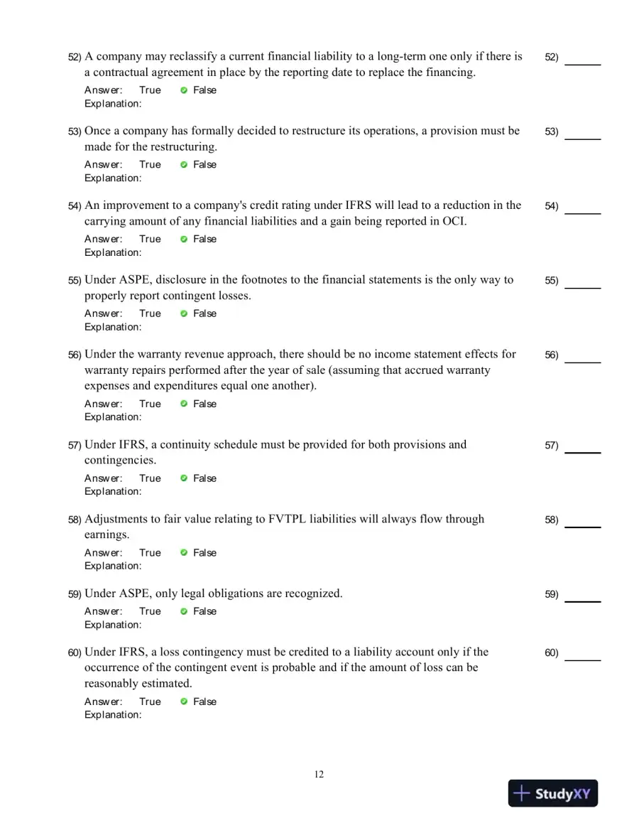 Intermediate Accounting Volume 2, Seventh Canadian Edition Test Bank, page 13
