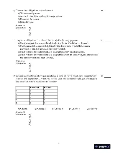 Intermediate Accounting Volume 2, Seventh Canadian Edition Test Bank - Page 5 preview image
