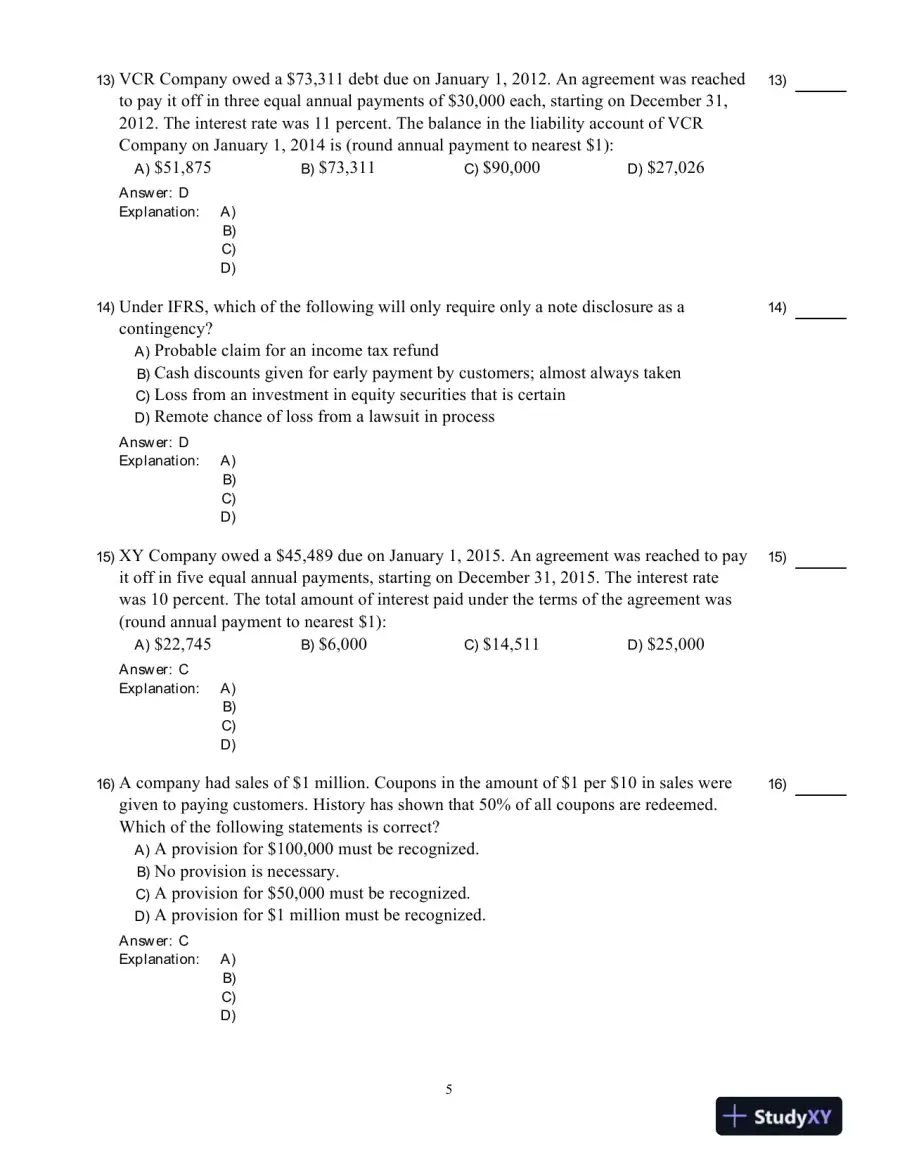 Intermediate Accounting Volume 2, Seventh Canadian Edition Test Bank, page 6