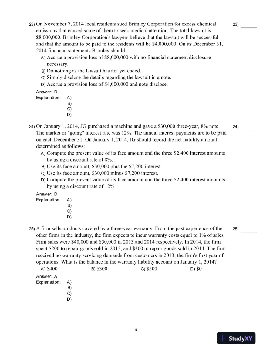 Intermediate Accounting Volume 2, Seventh Canadian Edition Test Bank, page 9