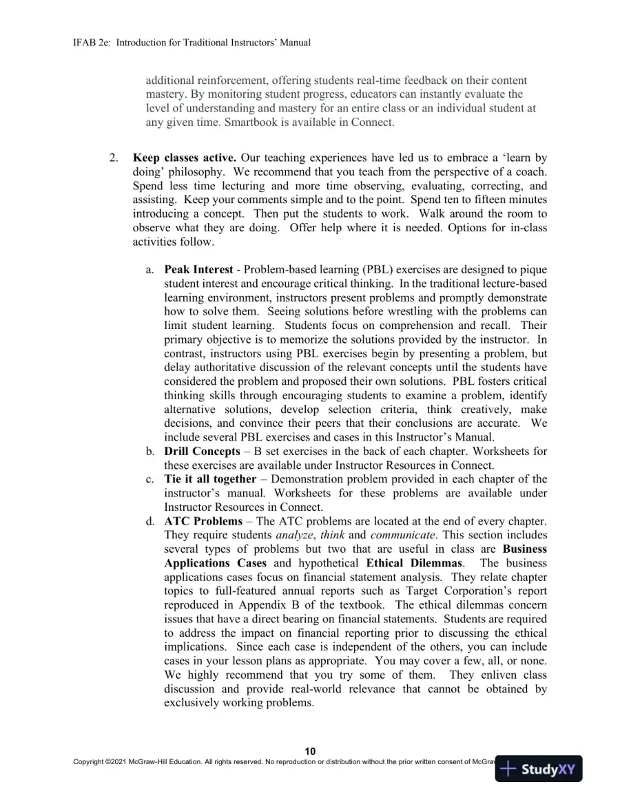 Class Notes for Introductory Financial Accounting for Business, 2nd Edition, page 11