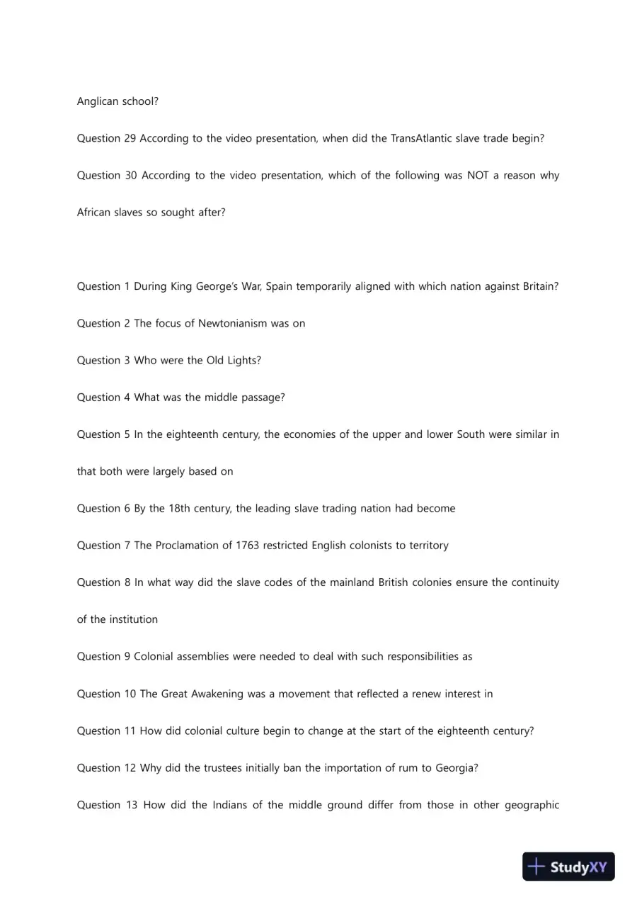 Liberty University HIUS 221 Quiz 2 Complete Solutions Correct Answers Key, page 10