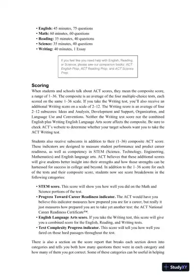 Princeton Review ACT Math Prep: 4 Practice Tests + Review + Strategy for the ACT Math Section (2023) - Page 14 preview image