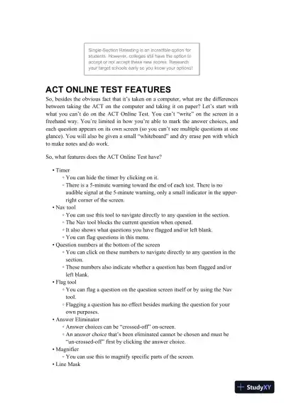 Princeton Review ACT Math Prep: 4 Practice Tests + Review + Strategy for the ACT Math Section (2023) - Page 19 preview image