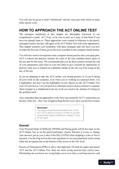 Princeton Review ACT Math Prep: 4 Practice Tests + Review + Strategy for the ACT Math Section (2023) - Page 21 preview image