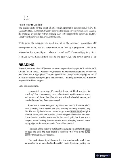 Princeton Review ACT Math Prep: 4 Practice Tests + Review + Strategy for the ACT Math Section (2023) - Page 26 preview image