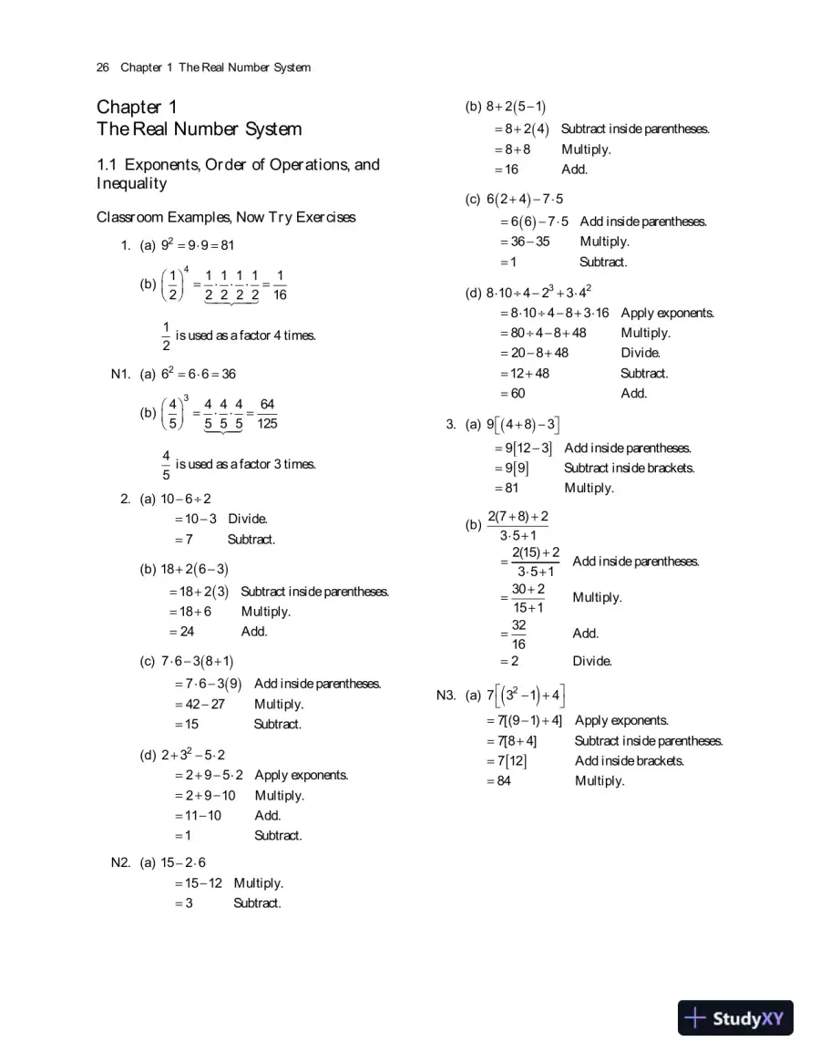 Solution Manual for Beginning and Intermediate Algebra, 6th Edition, page 7