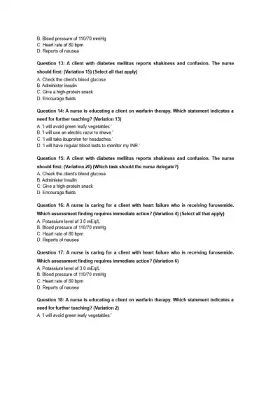 Lippincott Style NCLEX Practice Questions - Page 3 preview image