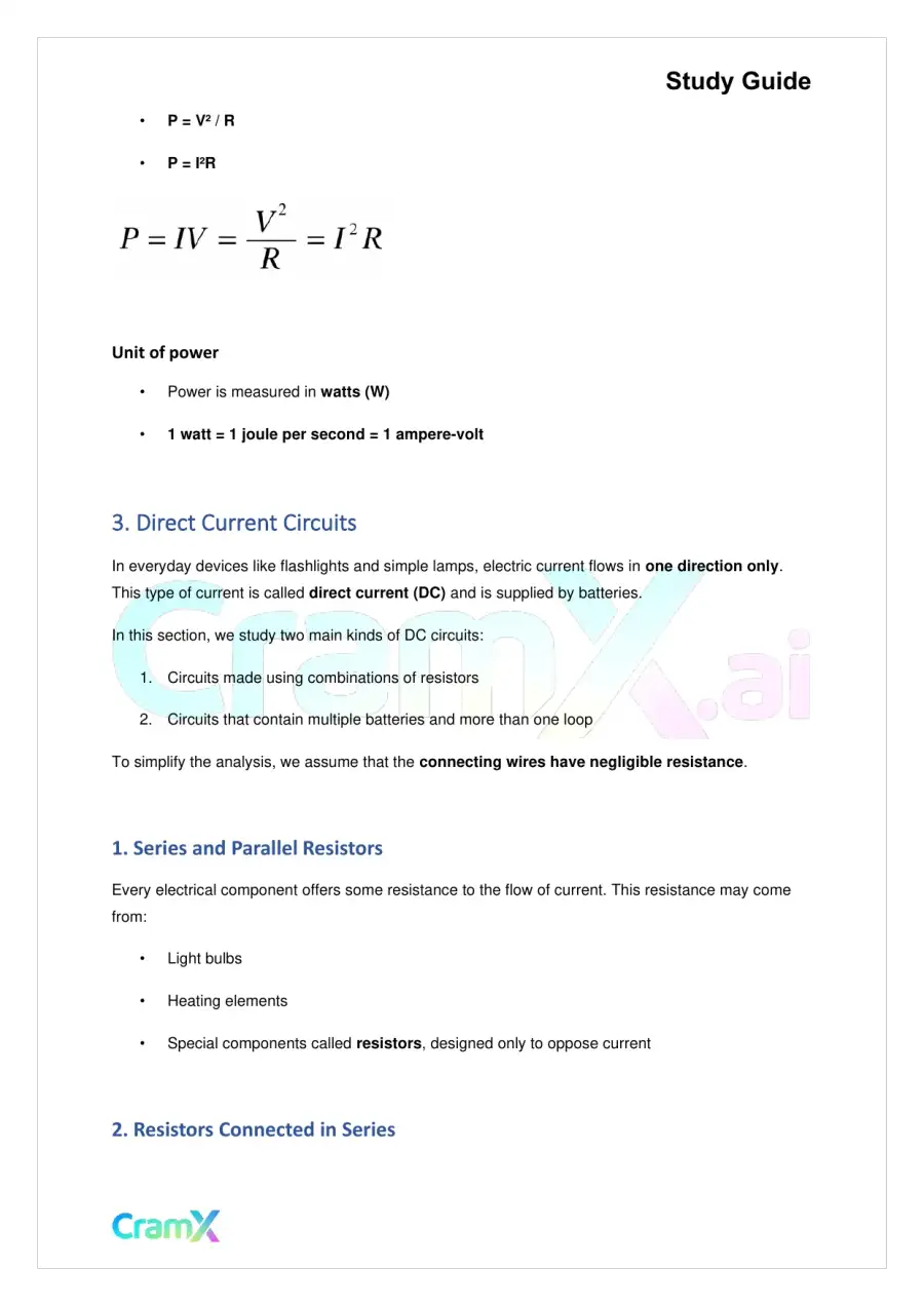 Physics – Electricity and Magnetism, page 10